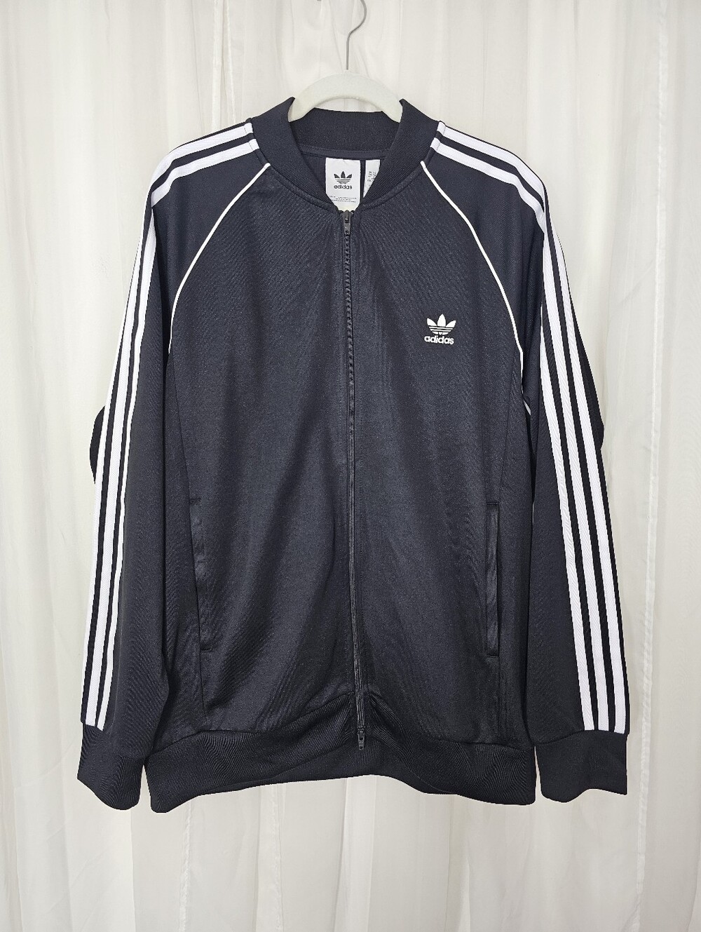 Adidas Originals Primeblue SST Black Track Jacket Mens 2XL Firebird